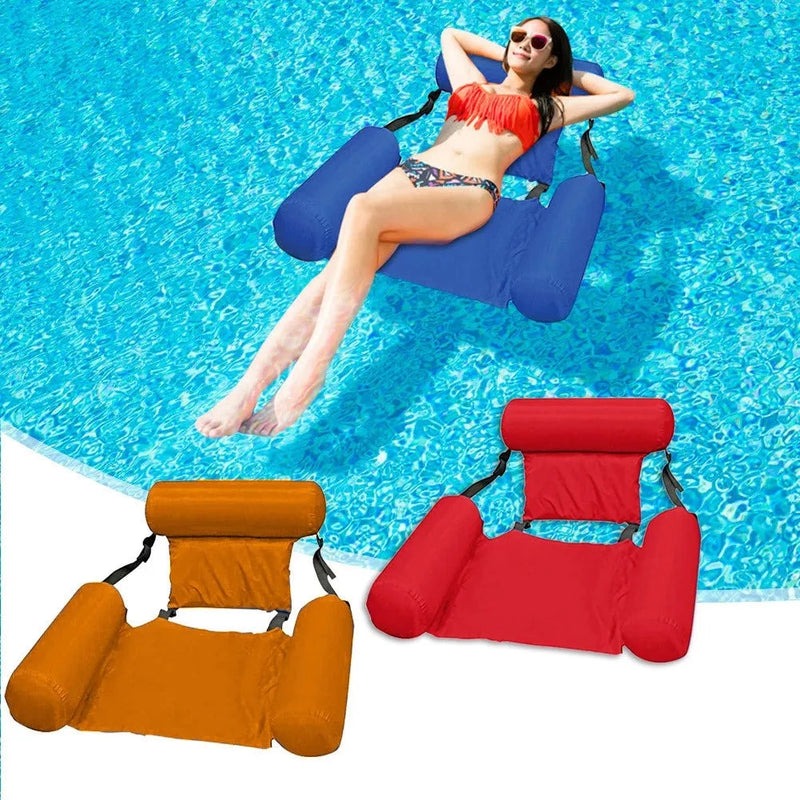 Boia de Piscina Cadeira Flutuante Inflável - FloatEase