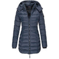 Jaqueta Feminina Puffer Longa com Capuz - WinterGlam