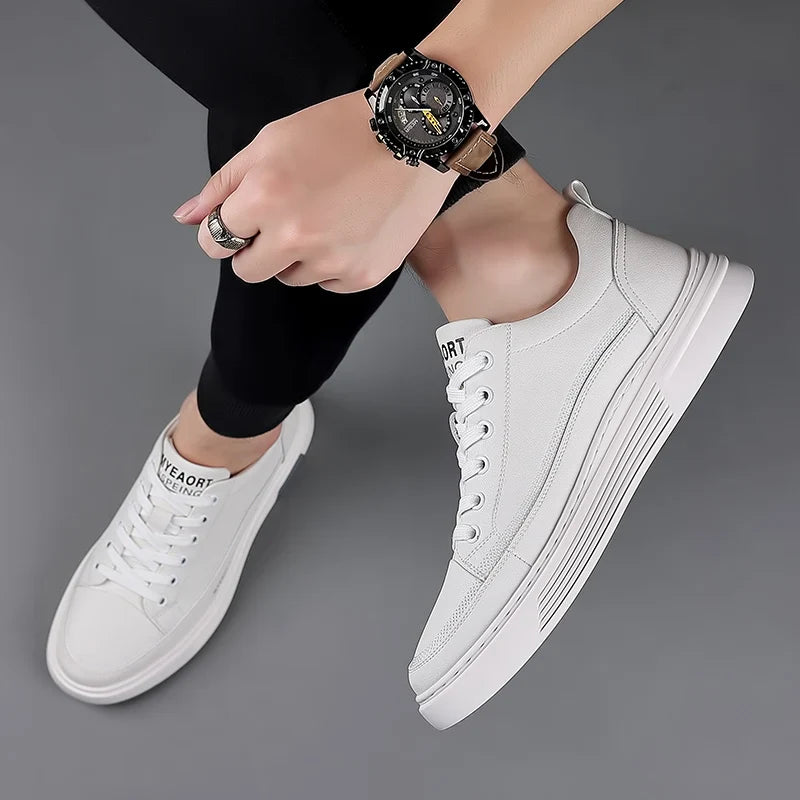 Tênis Casual Sport Flat - Couro Legítimo